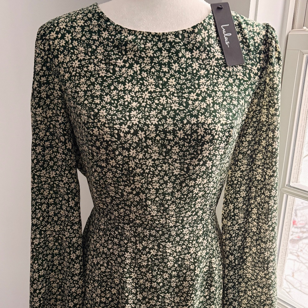 Lulu’s open back dress NWT